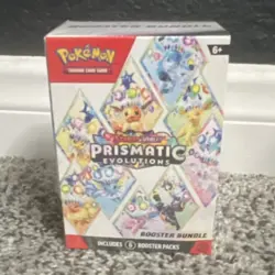 Pokemon TCG Prismatic Evolutions Booster Bundle Box 2024 Eevee Umbreon Espeon - Image 1