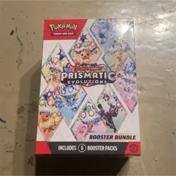 Pokemon Prismatic Evolutions Booster Bundle Box English - 6 Booster Packs - Image 1