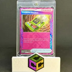 TREASURE TRACKER 131/131 PRISMATIC EVOLUTIONS POKEMON (ACE SPEC, NM) - Image 1
