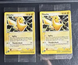 2 SEALED 2003 POKEMON PIKACHU 12 holo black star promos & MEOWTH 13 LOT - Image 3