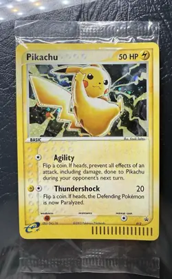 2 SEALED 2003 POKEMON PIKACHU 12 holo black star promos & MEOWTH 13 LOT - Image 4