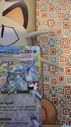 Pokemon TCG: Play Pokemon Prize Pack Series 7 - Vaporeon EX 023/131 PROMO NM - Image 2