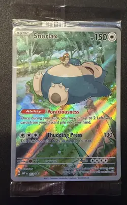 SEALED Pokemon Snorlax SVP051 Pokemon 151 SV Black Star Promo NM English TCG #51 - Image 1