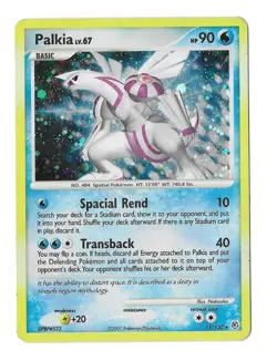 Palkia 11/130 Rare Diamond & Pearl Holo Pokemon - Image 1