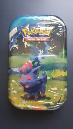 (1) Pokemon Mega Evolution Ascended Heroes Mini Tin - Zorua & Cramorant Sealed - Image 1