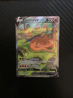 Pokemon TCG: Charizard V SWSH260 UPC Black Star Promo Full Art Ultra Rare NM - Image 1