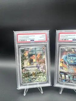 Charmander, Bulbasaur, & Squirtle Set Obsidian PSA10 (SCR / SVP) 044 , 143, 148 - Image 2