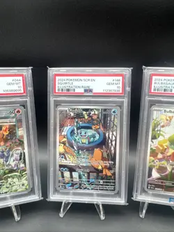 Charmander, Bulbasaur, & Squirtle Set Obsidian PSA10 (SCR / SVP) 044 , 143, 148 - Image 3
