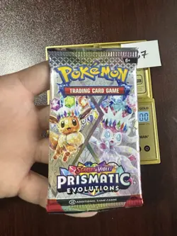 VERY HEAVY! GOD PACKUUU 22.25g Prismatic Evolutions Pokemon TCG Booster (SEALED) - Image 2