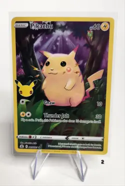 Pokemon TCG: Pikachu 005/025 Celebrations Holo 25th Anniversary - LP - Image 1