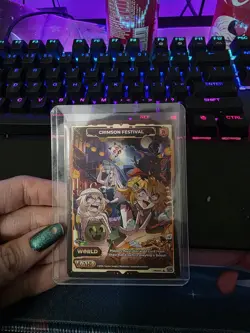 Gamersupps Vcard Crimson Festival - Halloween Promo Card - Image 1