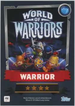 2015 Topps World of Warriors Trading Card Game Kasim Gold Foil Parallel #232 - Image 2