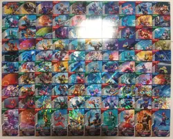 Lot of 100 Japanese Kamen Rider Battle: GANBA LEGENDS Normal & Rare Card Set - Image 1