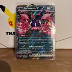 Pecharunt EX 039/064 - S&V Shrouded Fable Holo Double Rare Pokemon Card - Image 1