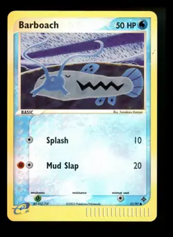 Barboach 51/97 EX Dragon Reverse Holo e-Series Pokemon Card TCG - Image 1
