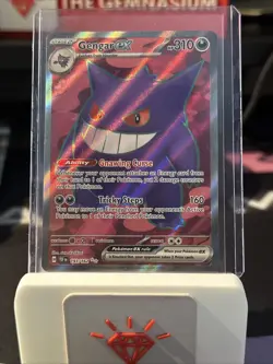 Pokemon Gengar EX TCG Full Art Ultra Rare Holo Card 193/162 Temporal Forces - Image 1