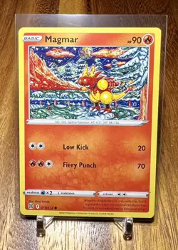 Magmar 019/172 Non Holo Common Brilliant Stars Pokemon Card NM - Image 1