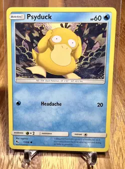 Psyduck 11/68 Hidden Fates Common Pokemon Card NM - Image 1