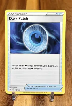 Dark Patch 139/189 Non Holo Astral Radiance Trainer Item Pokemon Card NM - Image 1