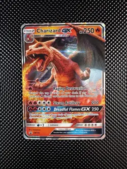 Pokemon Charizard GX SM195 Promo Holo Rare Pokemon TCG Card English - Image 1