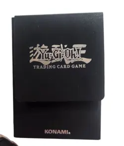 Konami Yu-Gi-Oh 1996 Vintage Black Duelist Card Case Deck Box Upper Deck - Image 1