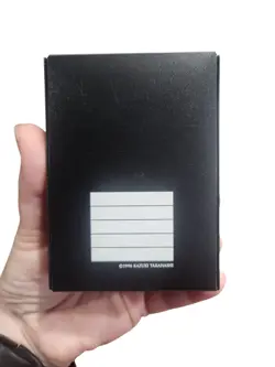 Konami Yu-Gi-Oh 1996 Vintage Black Duelist Card Case Deck Box Upper Deck - Image 3