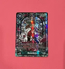Digimon Card Game Premium Heroines Set Ver. 2 PB-23 BT13-057 Rosemon Rare - Image 1