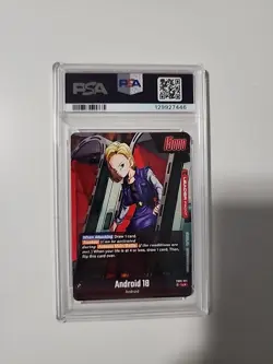 2025 DRAGON BALL SUPER CARD GAME FUSION WORLD RIVALS CLASH ANDROID 18 PSA 10 - Image 2