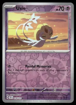 Uxie 078/191 Reverse Holo Surging Sparks Pokemon TCG trading card - Image 1