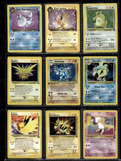 Vtg Pokemon Card Collection Lot Base Set 1st Edition Promo Binder Holos WOTC - Image 1