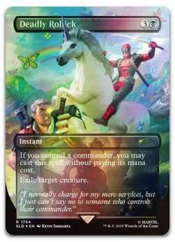 Deadly Rollick (Rainbow Foil) #1754 (NM) Secret Lair Drop SLD Magic MTG - Image 1