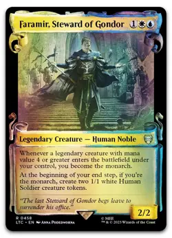 Faramir, Steward of Gondor (Showcase Scrolls) #458 (Foil) NM Lord of the Rings - Image 1