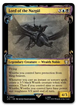 Lord of the Nazgul (Showcase Scrolls) #467 (NM) Lord of the Rings LTC Magic MTG - Image 1