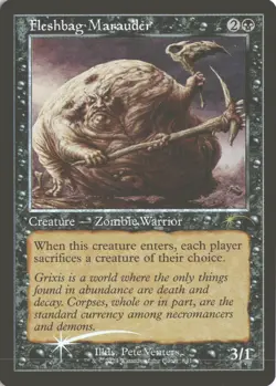 MTG Fleshbag Marauder (841) *Foil* Retro Frame Secret Lair: Bonus MT/NM Zombies - Image 1