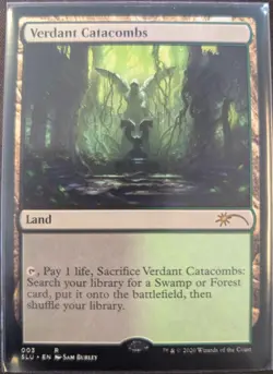 Verdant Catacombs - MISPRINT - Error Holo Stamp - Secret Lair Drop NM, English M - Image 1