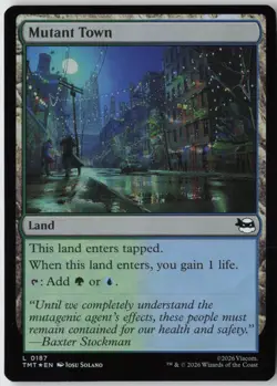 Mutant Town (187) - Foil - Teenage Mutant Ninja Turtles (TMT) - NM - Image 1