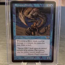 Magic: The Gathering Synapse Sliver Blue Creature Legions 2003 Regular - Image 1