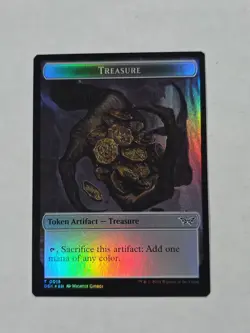FOIL - MTG Treasure Spirit Token Duskmourn: House of Horror - Image 1
