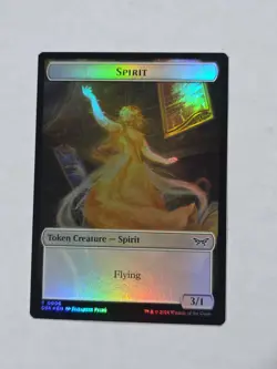 FOIL - MTG Treasure Spirit Token Duskmourn: House of Horror - Image 2