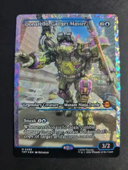 Donatello, Gadget Master (Fracture Foil) Mythic MTG Ninja Turtles - Image 1