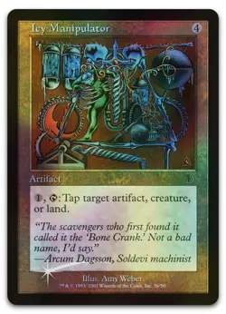 Icy Manipulator #36 (Foil) (NM) Deckmasters Garfield vs Finkel DKM Magic MTG - Image 1