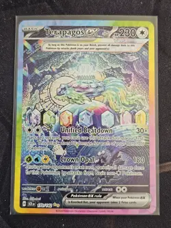 Pokemon Terapagos ex 170/142 Stellar Crown Special Illustration Rare Holo NM - Image 1