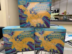 New Sealed Pokemon TCG: Mega Evolutions Ascended Heroes ETB Lot Of 3 - Image 1