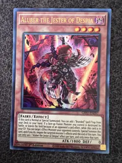 Yugioh Aluber the Jester of Despia GFP2-EN097 Ultra Rare 1st Edition Near Mint - Image 1