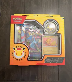 Lot (5) NEW & SEALED Pokemon TCG Celebrations Pokemon Day 2026 Collection Boxes - Image 1