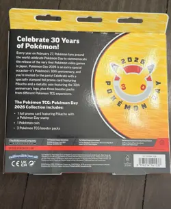 Lot (5) NEW & SEALED Pokemon TCG Celebrations Pokemon Day 2026 Collection Boxes - Image 3