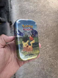 Pokemon TCG Mega Evolution: Ascended Heroes Mini Tin New Sealed Pikachu (NEW) - Image 1