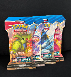 Pokemon Battle Styles Sleeved Booster Packs Art Bundle 2021 (Set of 4 Sealed) - Image 3