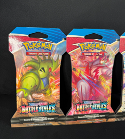 Pokemon Battle Styles Sleeved Booster Packs Art Bundle 2021 (Set of 4 Sealed) - Image 4