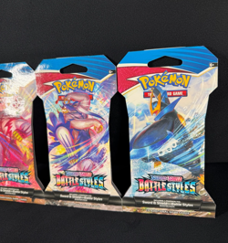 Pokemon Battle Styles Sleeved Booster Packs Art Bundle 2021 (Set of 4 Sealed) - Image 5